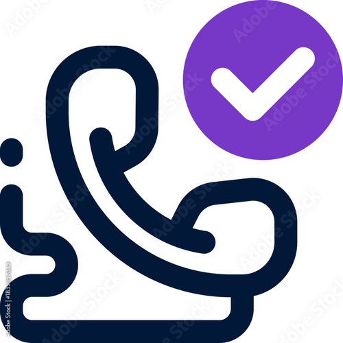 call duotone icon. Sleek and modern vector icon for websites, mobile apps, marketing materials, and corporate design. Fully scalable and ready to use.