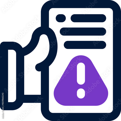 complaint duotone icon. Sleek and modern vector icon for websites, mobile apps, marketing materials, and corporate design. Fully scalable and ready to use.