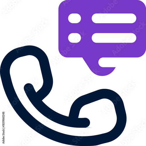 phone call duotone icon. Sleek and modern vector icon for websites, mobile apps, marketing materials, and corporate design. Fully scalable and ready to use.