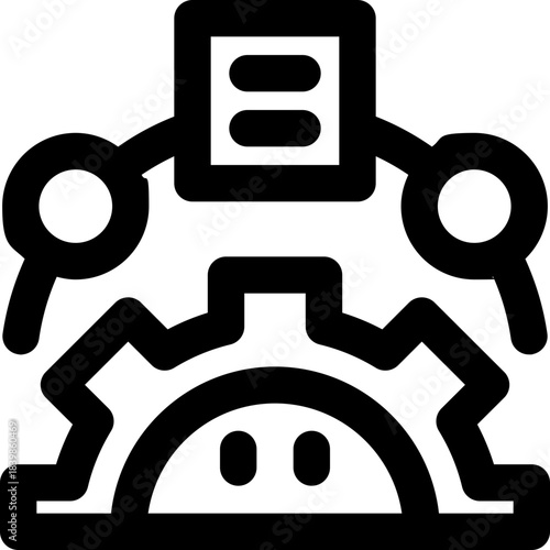 operating line icon. Clean and minimalist vector icon for websites, mobile apps, presentations, and logos. Fully scalable and customizable for any project.