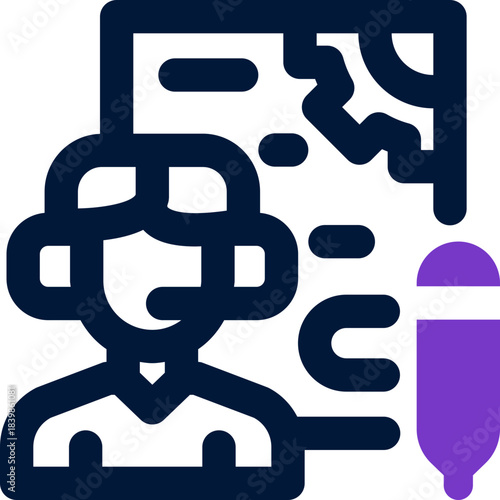 paraphrase duotone icon. Sleek and modern vector icon for websites, mobile apps, marketing materials, and corporate design. Fully scalable and ready to use.