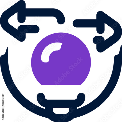 decision making duotone icon. Sleek and modern vector icon for websites, mobile apps, marketing materials, and corporate design. Fully scalable and ready to use.