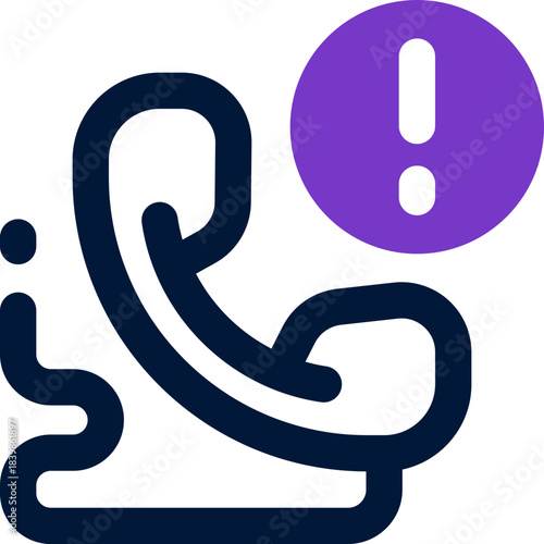 telephone duotone icon. Sleek and modern vector icon for websites, mobile apps, marketing materials, and corporate design. Fully scalable and ready to use.