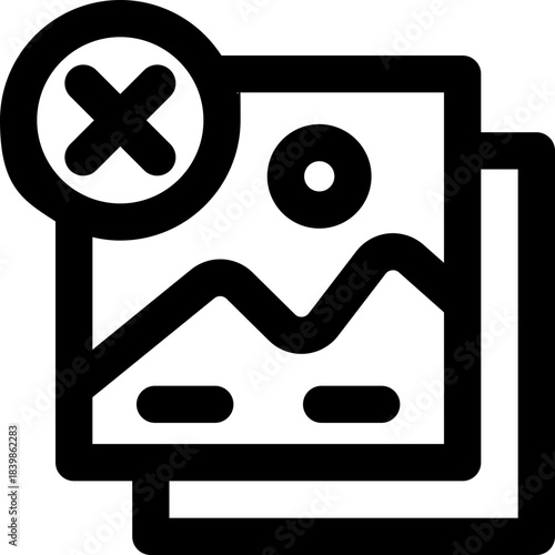 remove line icon. Clean and minimalist vector icon for websites, mobile apps, presentations, and logos. Fully scalable and customizable for any project.