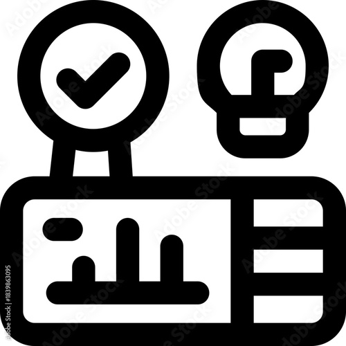 research line icon. Clean and minimalist vector icon for websites, mobile apps, presentations, and logos. Fully scalable and customizable for any project.