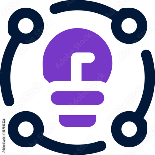 idea duotone icon. Sleek and modern vector icon for websites, mobile apps, marketing materials, and corporate design. Fully scalable and ready to use.