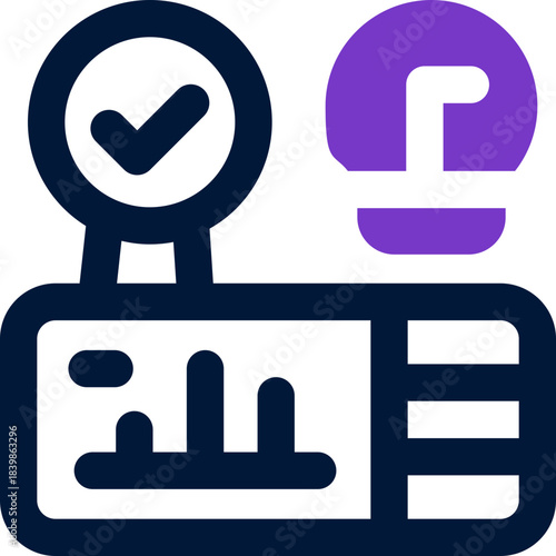 research duotone icon. Sleek and modern vector icon for websites, mobile apps, marketing materials, and corporate design. Fully scalable and ready to use.