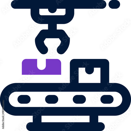 assembly duotone icon. Sleek and modern vector icon for websites, mobile apps, marketing materials, and corporate design. Fully scalable and ready to use.