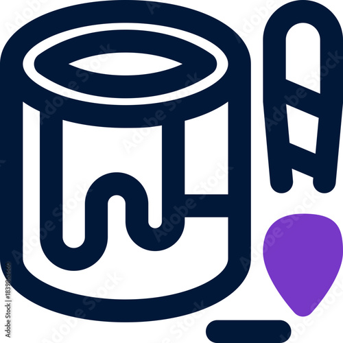 paint duotone icon. Sleek and modern vector icon for websites, mobile apps, marketing materials, and corporate design. Fully scalable and ready to use.