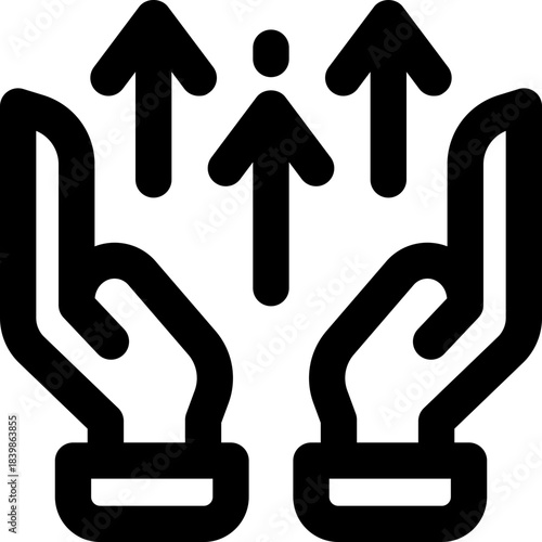 competitive line icon. Clean and minimalist vector icon for websites, mobile apps, presentations, and logos. Fully scalable and customizable for any project.