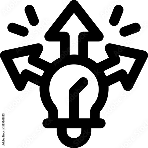 flexibility line icon. Clean and minimalist vector icon for websites, mobile apps, presentations, and logos. Fully scalable and customizable for any project.