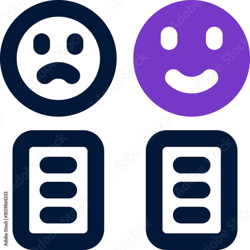 satisfied customer duotone icon. Sleek and modern vector icon for websites, mobile apps, marketing materials, and corporate design. Fully scalable and ready to use.