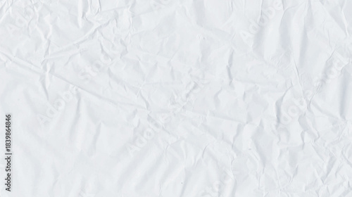 Vintage white paper vector with white craft surface, fold marks, and crumple texture. Old cardboard background for rustic graphic design, scrapbook, collage or stationery layout.