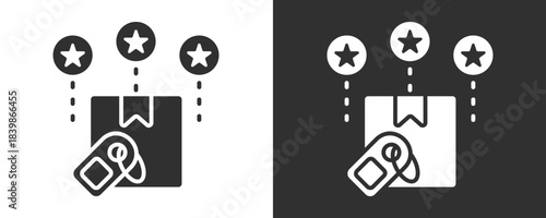Brand Development Icon Set Vector Collection Isolated In Black And White