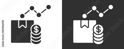 Sales Icon Set Vector Collection Isolated In Black And White