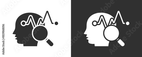 Research Icon Set Vector Collection Isolated In Black And White