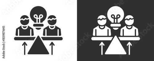 Stabilization Icon Set Vector Collection Isolated In Black And White