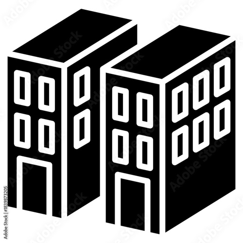 apartment icon vector