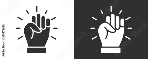 Empowerment Icon Set Vector Collection Isolated In Black And White