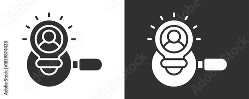 Discovery Icon Set Vector Collection Isolated In Black And White