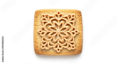 Delicious Snowflake Cookie: A Festive Treat for the Holiday Season with Beautiful Design