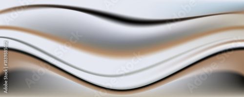 white and black business wave banner background. Vector