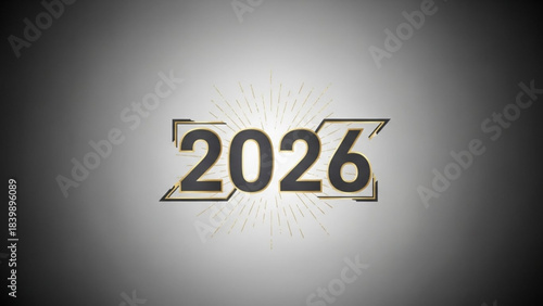 Visualizing the Future: A contemporary representation of the year 2026, set against a gradient backdrop, radiating a sense of anticipation and forward momentum.