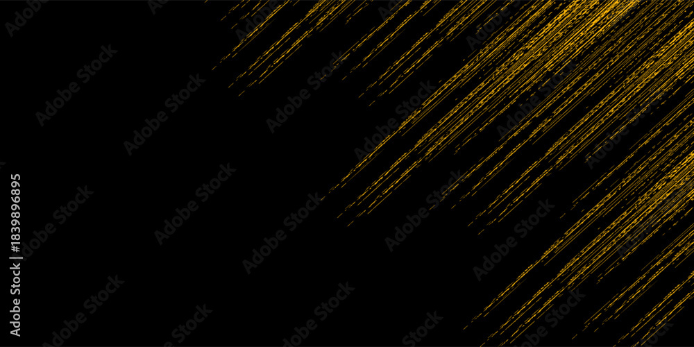 Obraz premium Abstract halftone yellow dots pattern and black gradient grunge texture background. vector illustration eps10