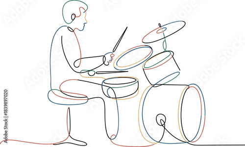 Cartoon illustration of a woman doctor and male nurse sitting at an office desk with a laptop and coffee