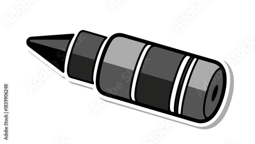 camera lens isolated on white