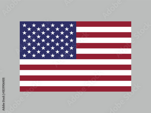 American flag USA symbol patriotic illustration for nation