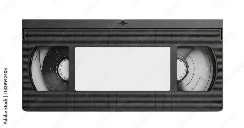 Obraz premium Vintage vhs tape transparent background cutout png