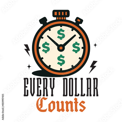 Every Dollar Counts Shirt, Money Streetwear Hustle Quote, Urban Money Clipart, Motivational Street Art, Trendy Cash T-shirt Design