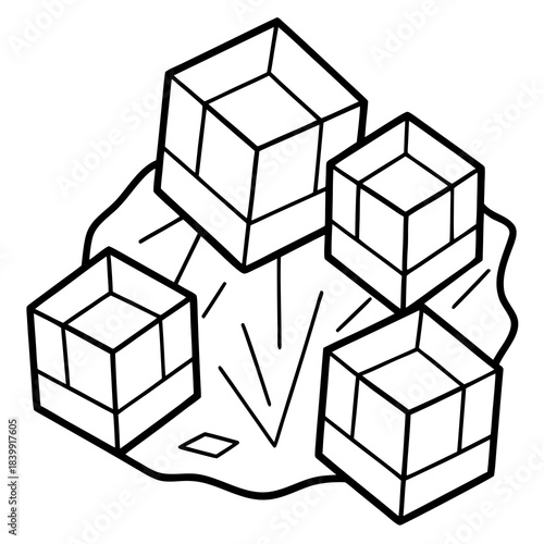 abstract cube background