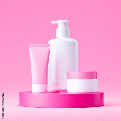 White Pump Bottle