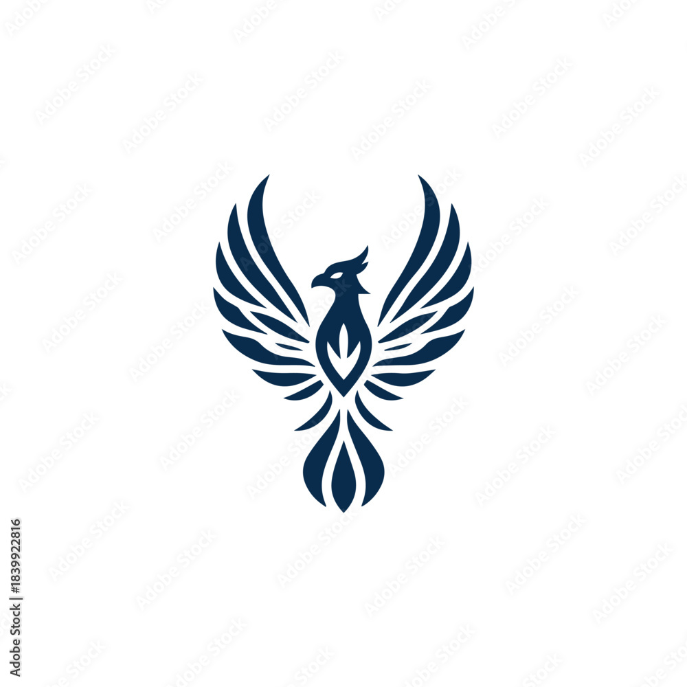 Obraz premium Heraldry Phoenix Logo