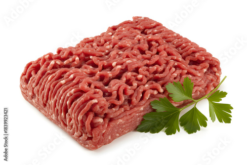 Wallpaper Mural Minced meat, pork, beef, forcemeat, isolated on white background Torontodigital.ca