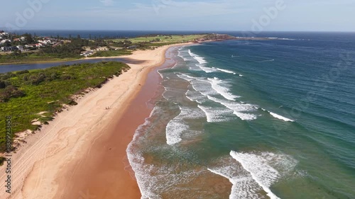 Northern Beaches, Australia, Dee Why Ocean Views, Australian Suburb from above.