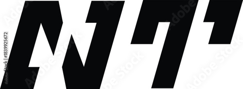 TN Letter initial Logo vector element. initial Logo Template