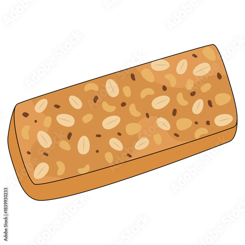granola bar illustration