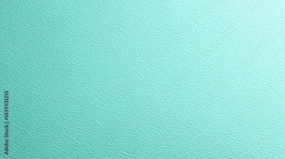 Fototapeta premium Soft Textured Background in Calm Aqua Color Ideal for Modern Design Projects and Creative Artwork Presentations with Subtle Depth and Minimalism