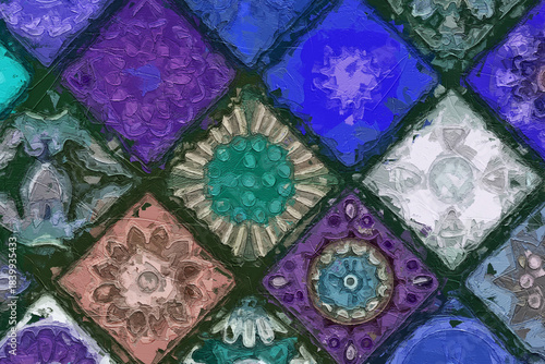 Various oil paintings, flowers, Paisley roses, peonies, landscapes, forests