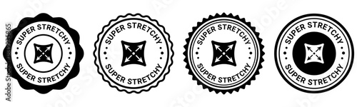Super Stretchy Label Badge Icon Set