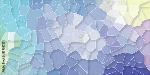 Abstract crystalized broken glass and lines background. Pastel light mint colors stone tile pattern. Cement kitchen decor. Mint marble bath floor. Fabric vintage print. vector illustration.