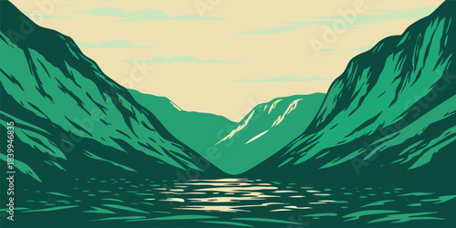 Discover serene mountain lake views with calm waters, perfect for travel posters, nature presentations, or inspiring outdoor adventure campaigns