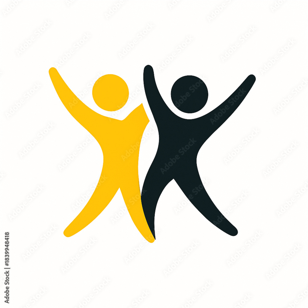 Obraz premium Global Community Logo Icon Elements Template. Community human Logo template vector. Community health care. Abstract Community logo