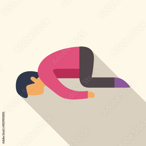 Depressed man lying on the floor, dealing with emotional stress and burnout