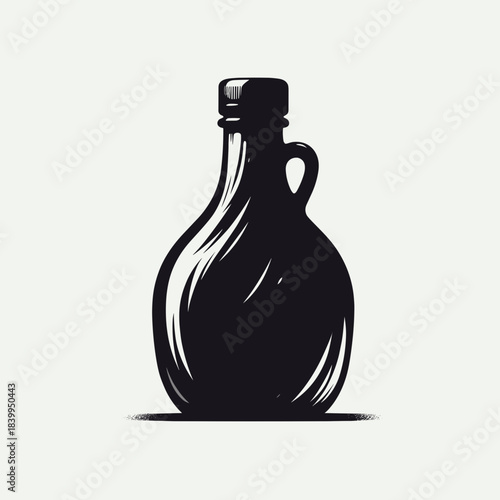 Silhouette of a Maple syrup 