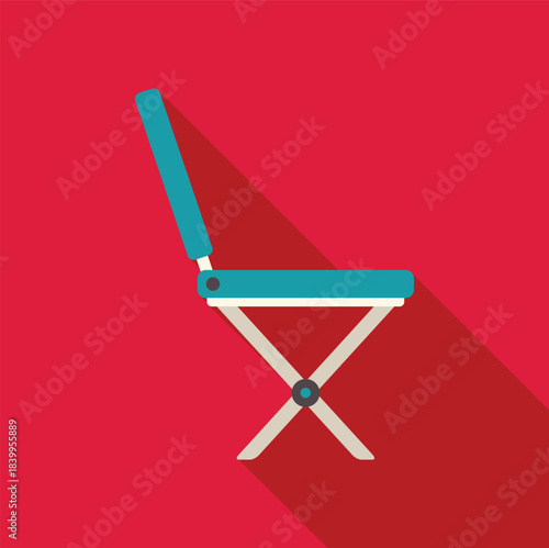 Portable folding chair ideal for camping, fishing, or any outdoor activity, featuring a simple yet sturdy design