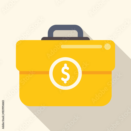 Secure briefcase safeguarding valuable investments, symbolizing financial prosperity and wealth management